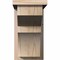 Ekena Millwork Monterey Smooth Corbel w/Backplate, Douglas Fir, 7 1/2"W x 14"D x 14"H COR08X14X14MON01SDF - alternate 4